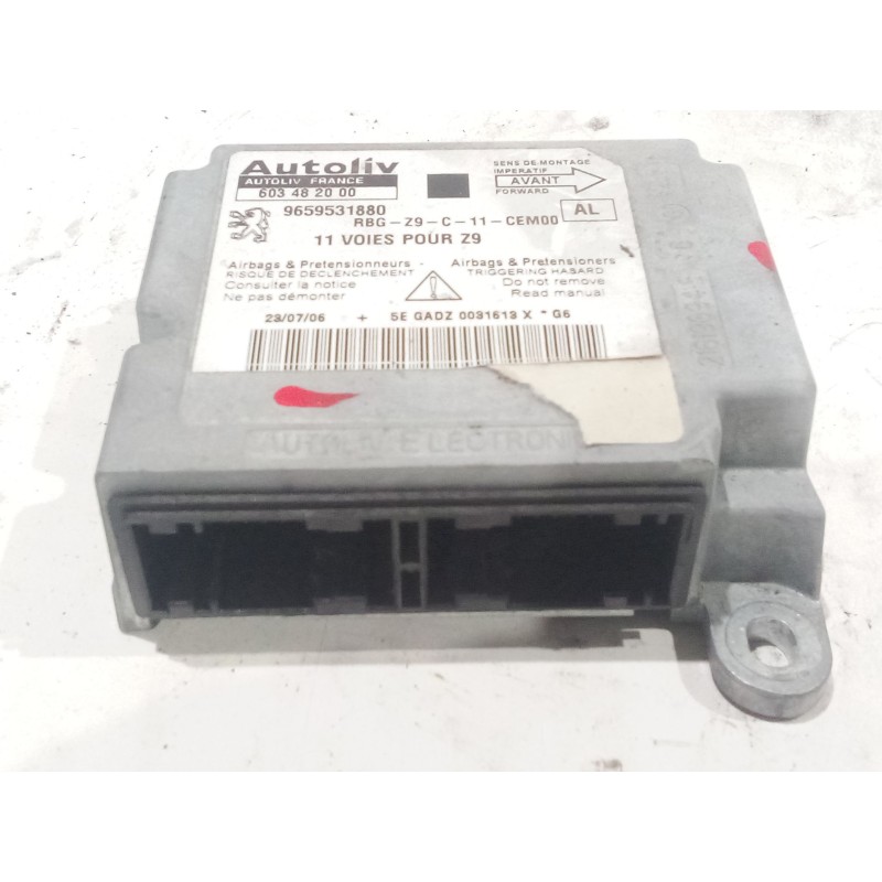 Recambio de centralita airbag para peugeot 607 (9d, 9u) 2.7 hdi 24v referencia OEM IAM 9659531880  