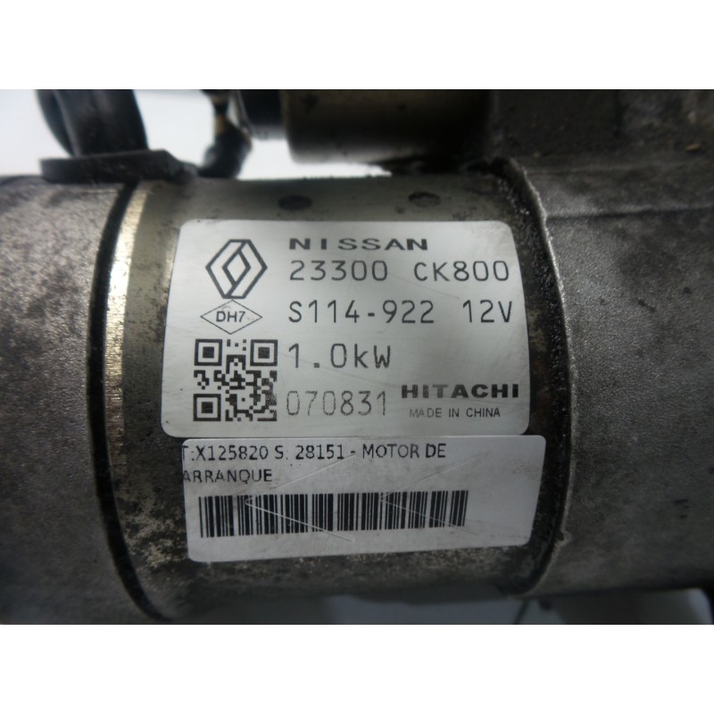 Recambio de motor arranque - hitachi para renault citan,mitsubishi l200 ,megane iii,subaru impreza iv referencia OEM IAM 23300CK