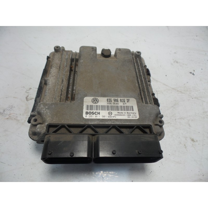 Recambio de centralita - ecu centralita de motor volkswagen golf 1.9 tdi bosch 0 281 011 901, 0281011901, 03g 906 016 df, 03g906