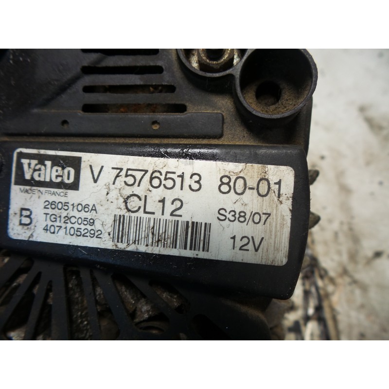 Recambio de alternador - v75765138001valido para el 308 para peugeot c4. peugeot 207 referencia OEM IAM V75765138001 PEUGEOT 207