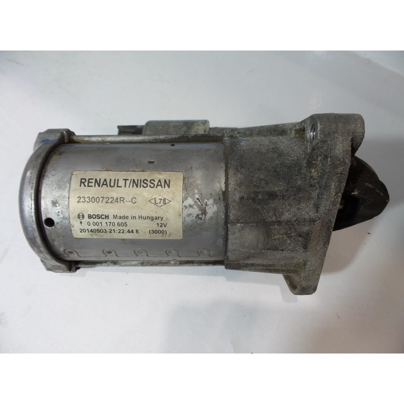 Recambio de motor arranque - 233007224r.0001170605. para renault scénic iii. nissan qashqai (j11) referencia OEM IAM 233007224R.