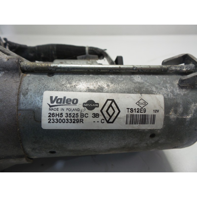 Recambio de motor arranque - valeo ts12e9 233003329r para renault clio iii referencia OEM IAM 233003329R  