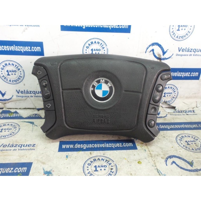 Recambio de airbag delantero izquierdo - airbag volante 3310942534 con mandos, 1 conector amarillo con 2 pines para bmw serie 5 