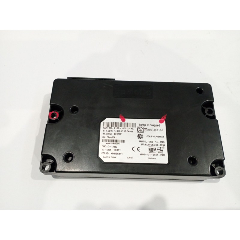 Recambio de modulo electronico para ford focus iii 1.0 ecoboost referencia OEM IAM E1BT14D212  