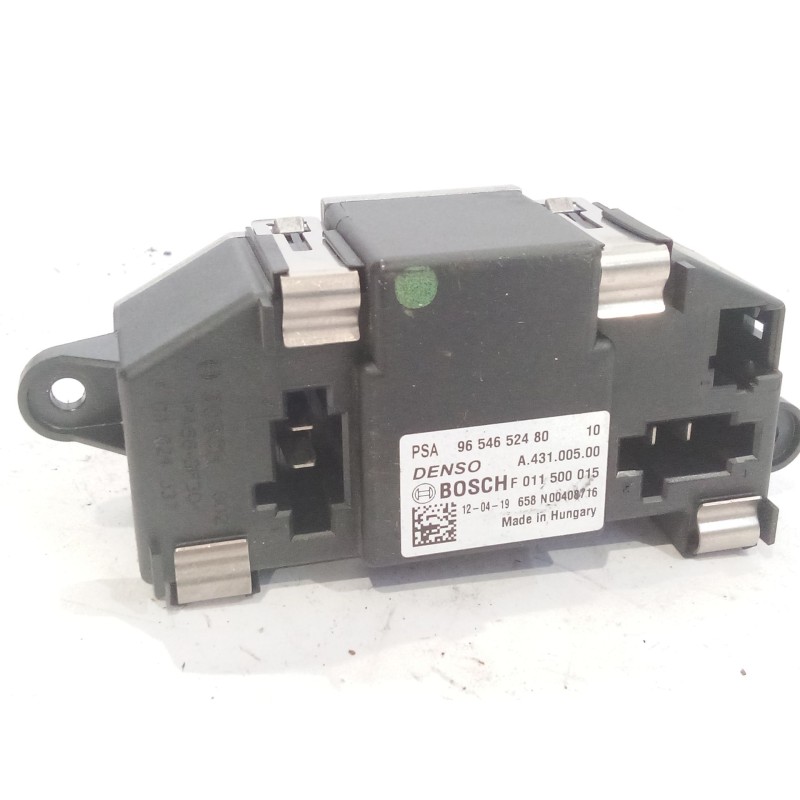 Recambio de resistencia calefaccion para fiat scudo autobús (270_, 272_) 2.0 d multijet referencia OEM IAM 9654652480  