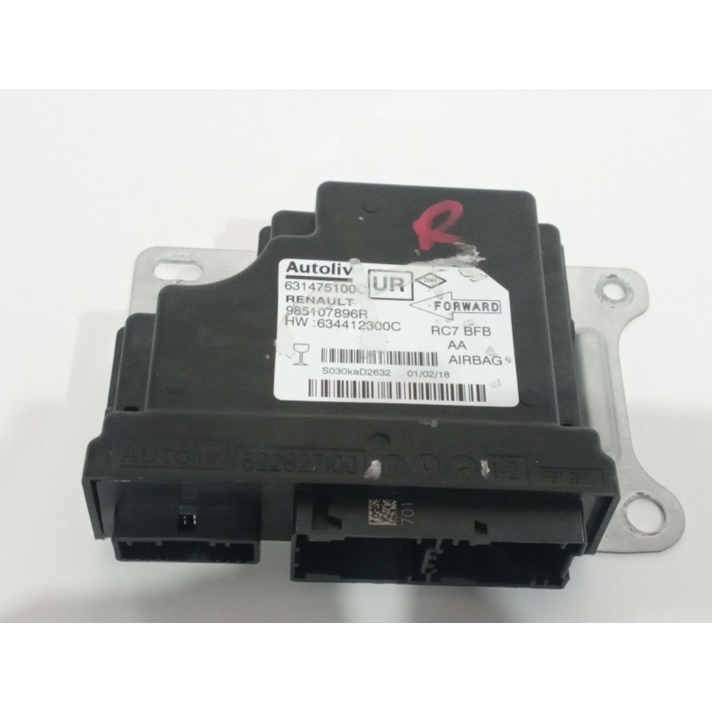 Recambio de centralita airbag para al de referencia OEM IAM 985107896R  