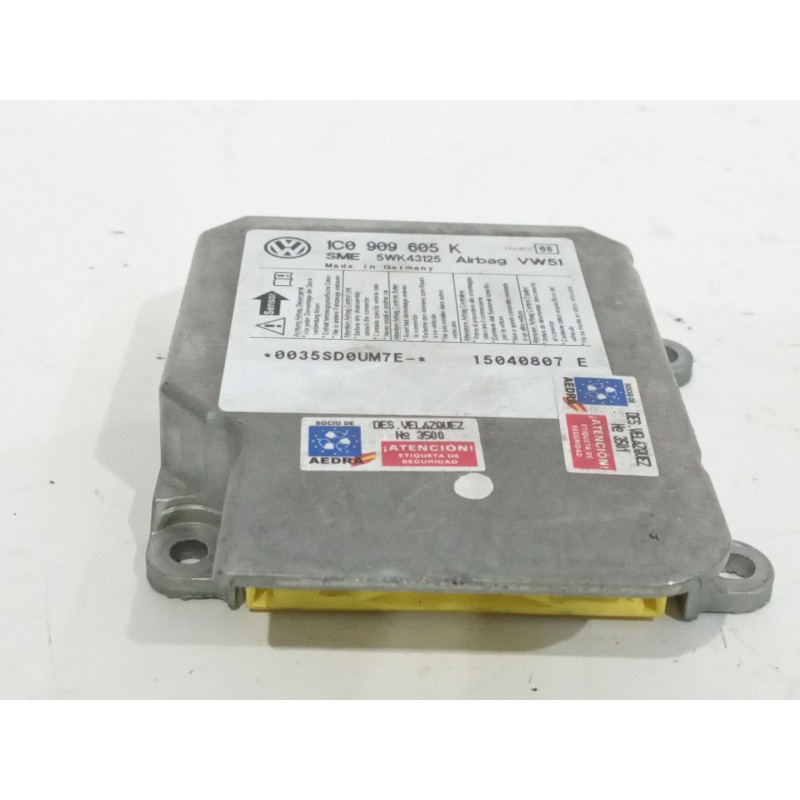 Recambio de centralita airbag para volkswagen polo polo 1.0 bunny referencia OEM IAM 1C0909605K  